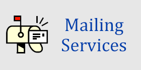 Mailing Services Tag - Mailing Services